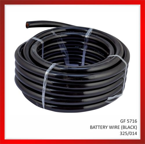 Black Color Heat Resistant Battery Wires