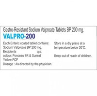 Gastro Resistant Sodium Valproate Tablets