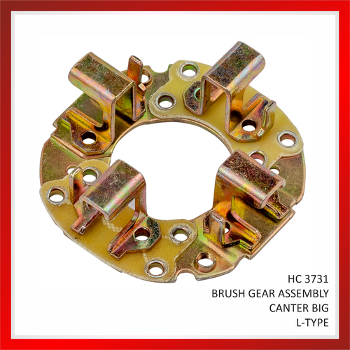 Grey Bush Gear Assembly - Color: Black
