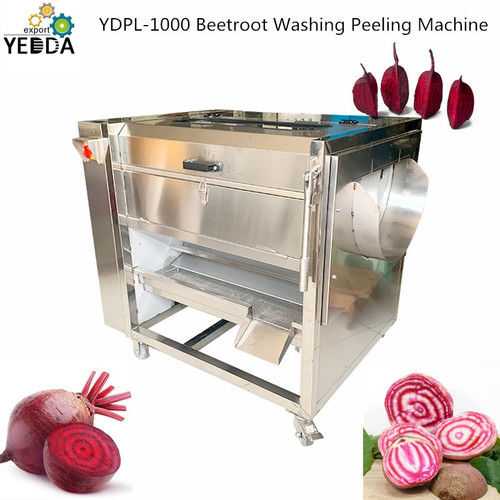 Ydpl-1500c Factory Price Beetroot Washing Cleaning Machine Turmeric Brush Washer Asparagus Polish Peeling Machine