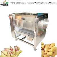 Ydpl-1500c Factory Price Beetroot Washing Cleaning Machine Turmeric Brush Washer Asparagus Polish Peeling Machine