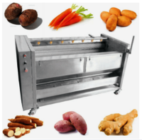 Ydpl-1800c Vegetable Fruit Attrition Type Peeling And Washing Machine