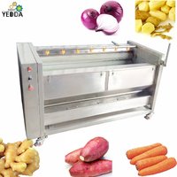 Ydpl-1800c Vegetable Fruit Attrition Type Peeling And Washing Machine
