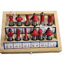 Router Bit Set - 12pc ( 6.35 mm Shank )