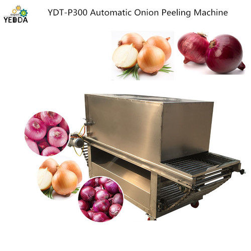 Capacity 300kg/h Industrial Electric Automatic Onion Skin Peeler Onion  Peeling Machine