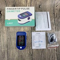 Blue and white four color digital tube oximeter