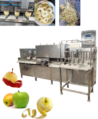 Facs-3600 Factory Price Fully Automatic High Speed Apple Pear Fruit Peeling, Core Removing And Splitting Machine