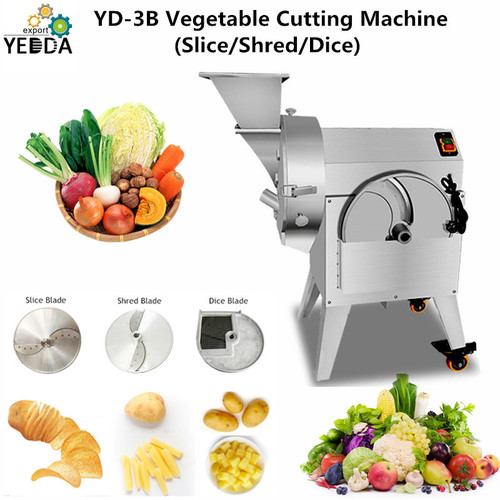 YD-3B Wholesale Tomato,pepper,carrot, potato,cucumber,onion,eggplant,lotus,tomato slice strip dice cube cutting machine