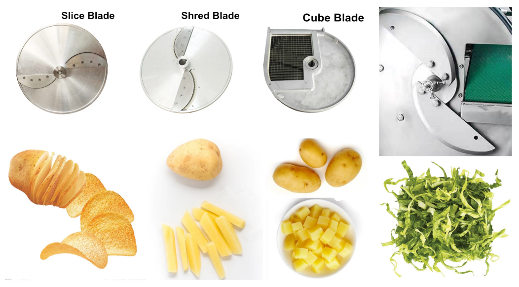 Yd-801l Carrot Cube Dicer Potato Slicing Machine Cabbage Shredder Double Inlet Vegetable Cutting Machine