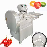 Hcd-140 Short Vegetable Slicing Machine Industrial Pepper Shredder Chili Cutting Machine With Large Capacity