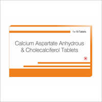 Calcium Aspartate Anhydrous and Cholecalciferol Tablet