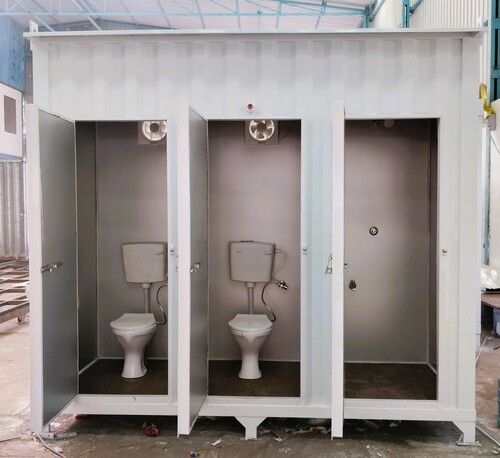 white Mobile Toilet