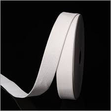 Plain White Elastic Tape