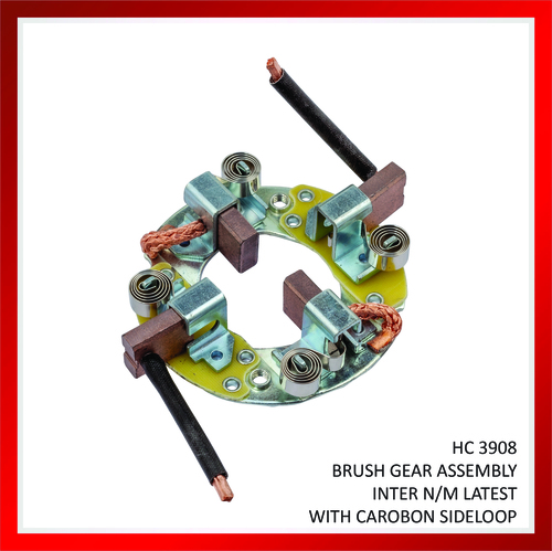 Self Starter Brush Gear Assembly With Carbon