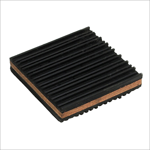 Black Rubber Cork Anti Vibration Pads