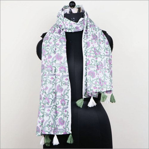 Ladies Designer Block Printed Stole