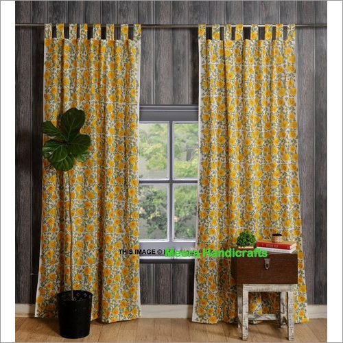 Designer Print Curtain