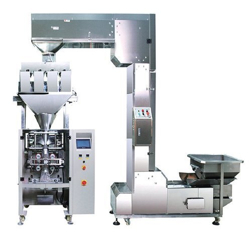Four Head Linear Weigher Collar Type Pouch Packaging Machine