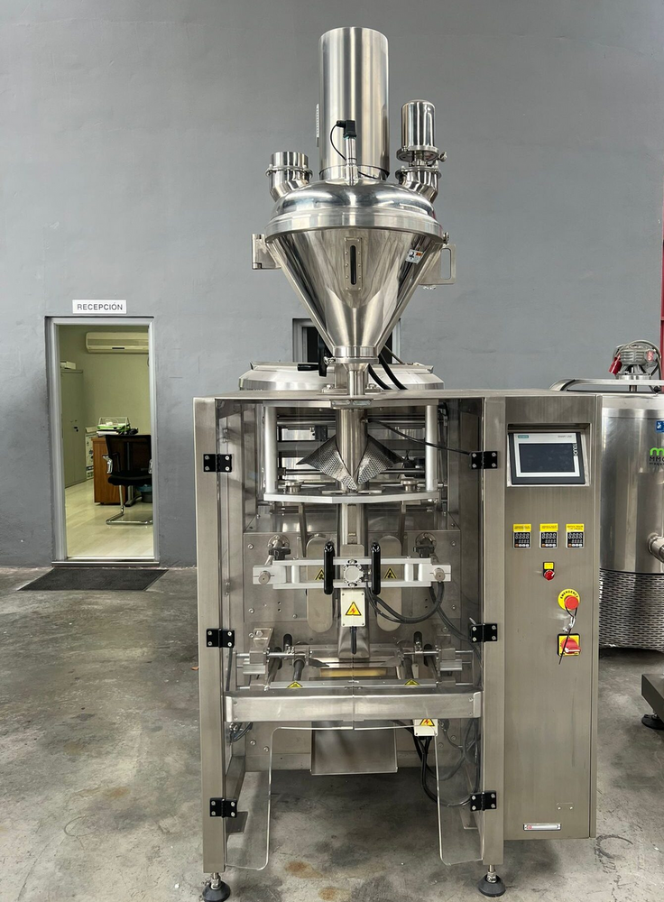 Collar Type Auger Filler Servo Based Pouch Packaging Machine