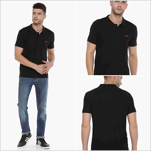 Black Force Nxt Polo Neck T Shirt
