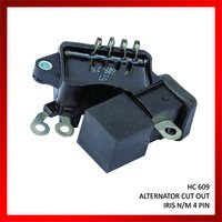 Black Hc 609 Iris N/M  4Pin Alternator Cut Out