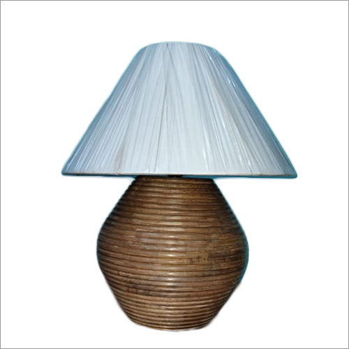 Wooden Handicrafted Lamp