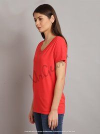 Womens V Neck T-Shirt