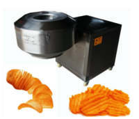 Gr-cp1200 Factory Price Drum Potato Crinkle Chip Slicing Machine