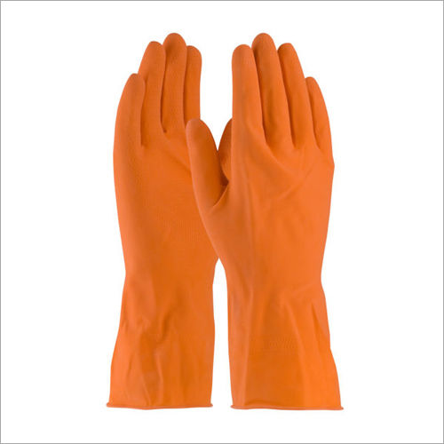 Latex Household Polymer-Chlorinated Gloves