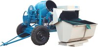 Reversible Concrete Mixer And Mobile Batching Machine