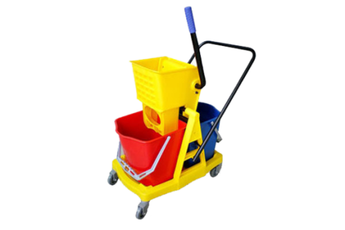 Light Weight Wringer Trolley With Double Bucket
