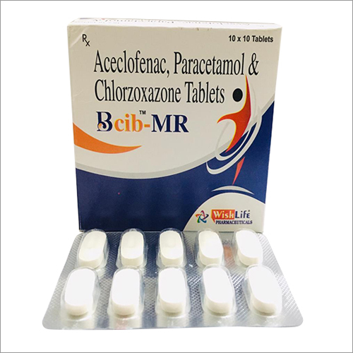 Aceclofenac, Paracetamol And Chlorzoxazone Tablets By A.M. PLASTICS