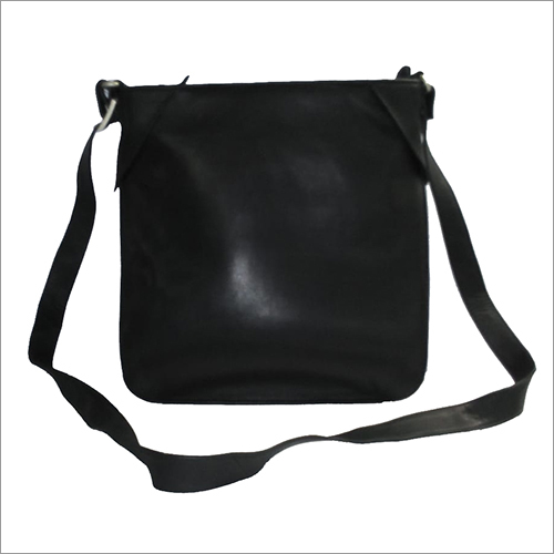 Black Leather Hand Bag By BHARAT TANNERIES