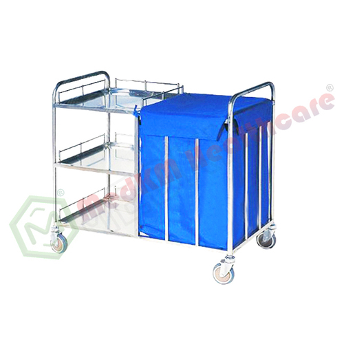 Trolley For Dirty Linen And Waste, S.s By MEDKM HEALTHCARE