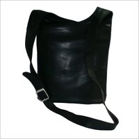 Black Leather Hand Bag