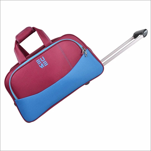Lorraine Maroon Duffle Trolley