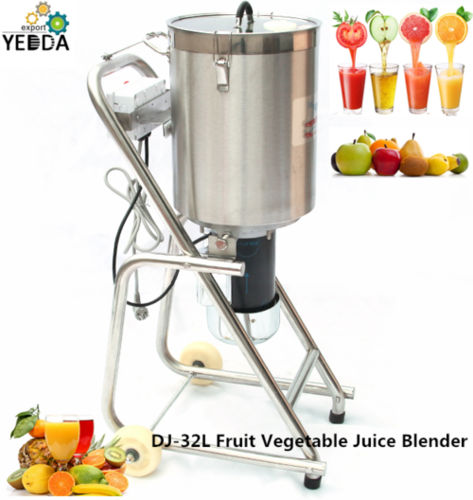 Dj-32l Wholesale Fruit And Vegetable Masher / Stainless Steel Barrel Crusher Factory Price Capacity: 0.032 M3/hr