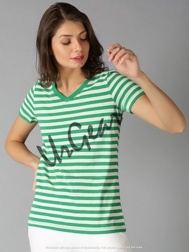 Womens V Neck T-Shirt 