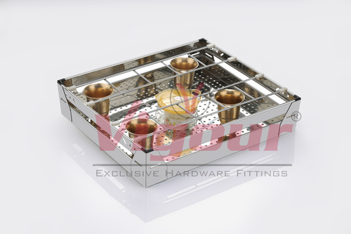 Fancy SS Vigour Kitchen Basket