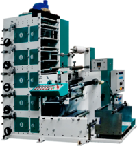 5 Colour-1 Die Vertical Tower Printing Machine