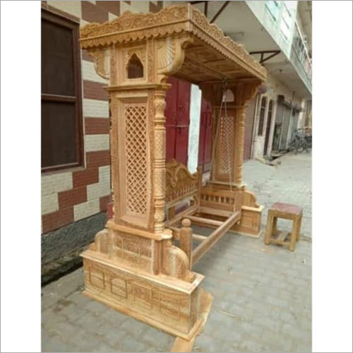 7 X 7 Feet Antique Teak Wooden Swing