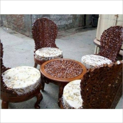 Teak Wood Dining Table Set