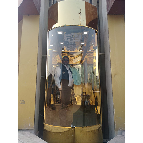 Galvanized Steel Capsule Passenger Lift