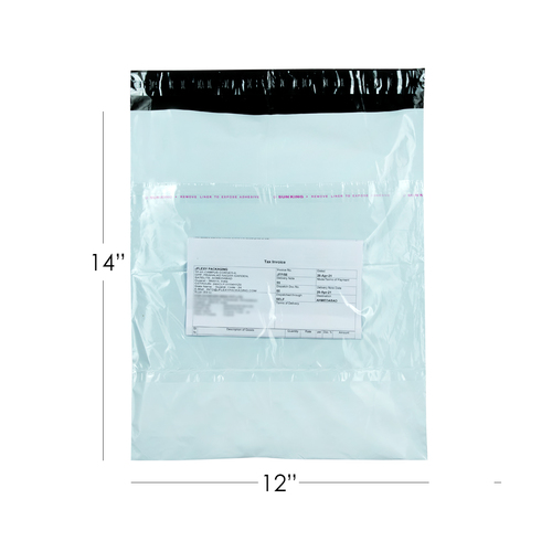 Plain White Tamper Proof Plastic Courier Bags
