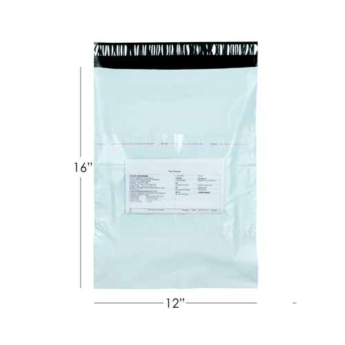 plain Courier Bag 12x16 , with pod-50 micron