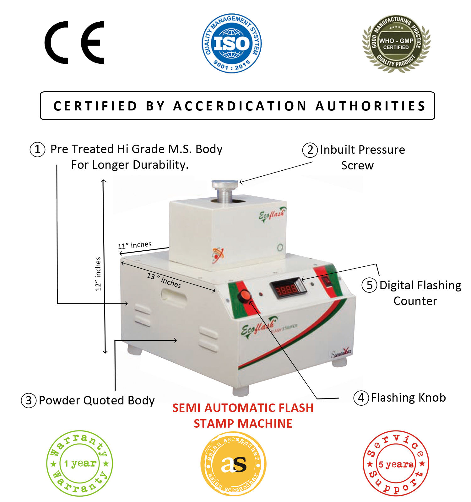 ECO Flash Stamp Machine