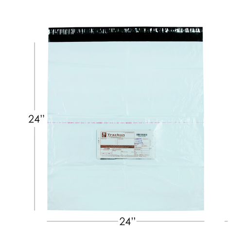 Plain Courier Bag 24x24  with pod 50 micron