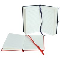 Comma Abaca - A6 Size - Hard Bound Notebook (Red)