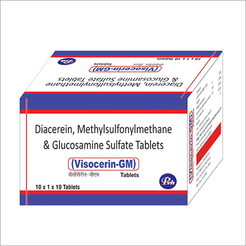 Diacerein, Methylsulfonylmethane And Glucosamine Sulfate Tablets