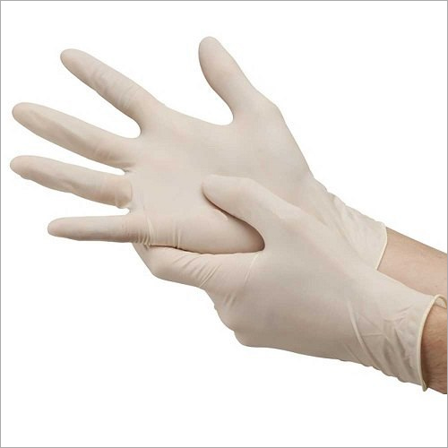 White Disposable Gloves Grade: Medical